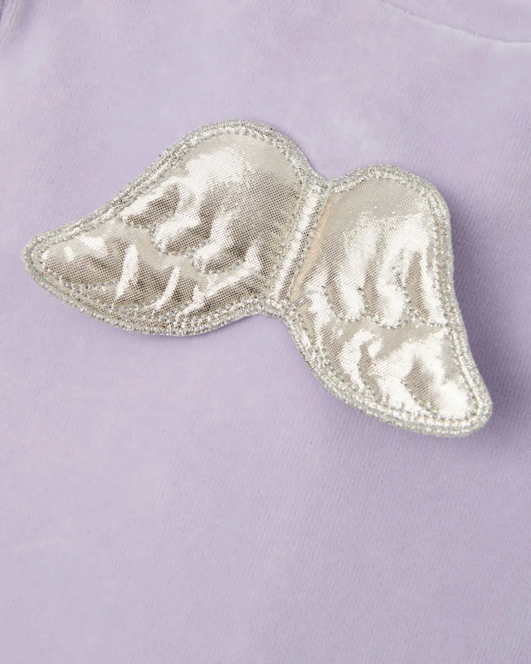 Welurowy pajacyk niemowlęcy Marie-Chantal Velour Angel Wing Lilac Welurowy pajacyk niemowlęcy Marie-Chantal Velour Angel Wing Lilac