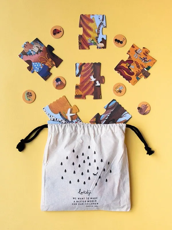 Londji - puzzle z grą obserwacyjną Bear's Forest