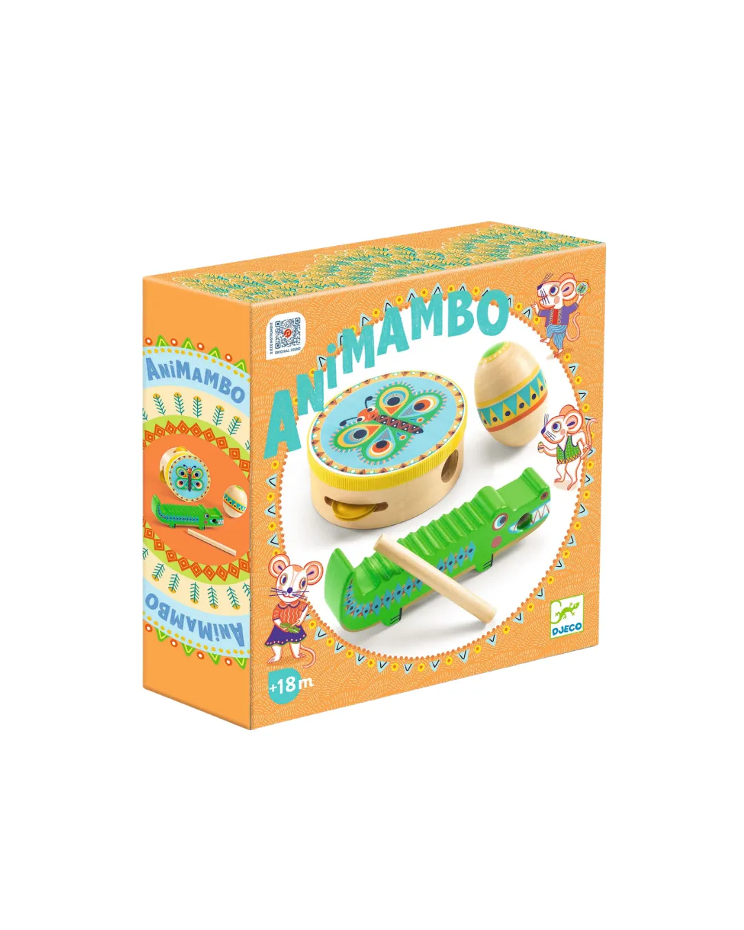 Djeco - zestaw 3 instrumentów perkusyjnych dla dzieci 