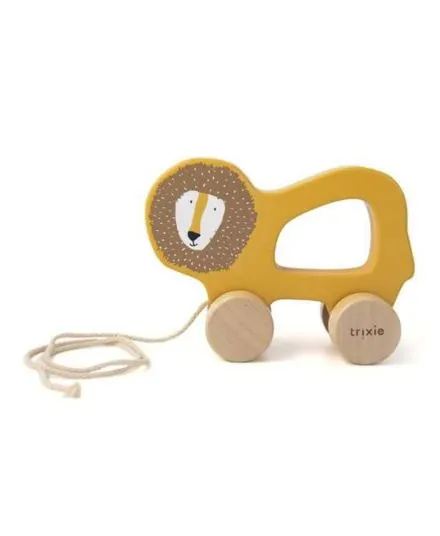 Trixie - drewniana zabawka do ciągnięcia na sznurku Lew Trixie - drewniana zabawka do ciągnięcia na sznurku Lew