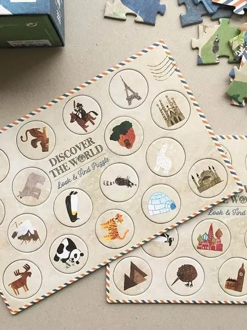 Londji - puzzle Odkryj Świat 200 elementów