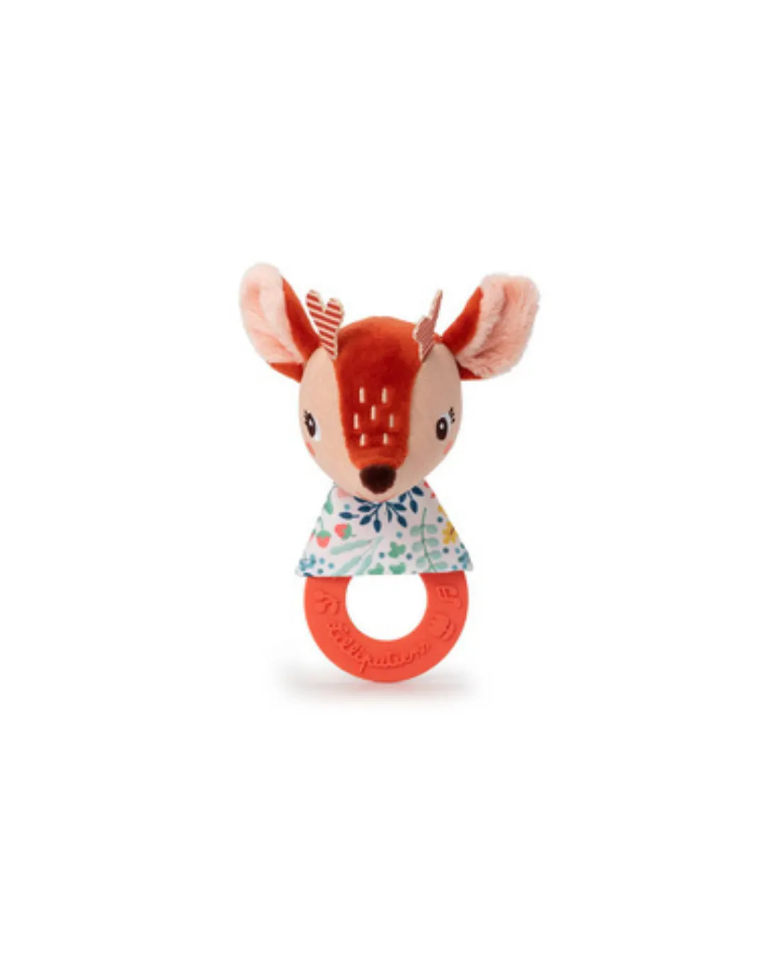 Lilliputiens - grzechotka z silikonowym gryzakiem Sarenka Stella 0 m+ Lilliputiens - grzechotka z silikonowym gryzakiem Sarenka Stella 0 m+