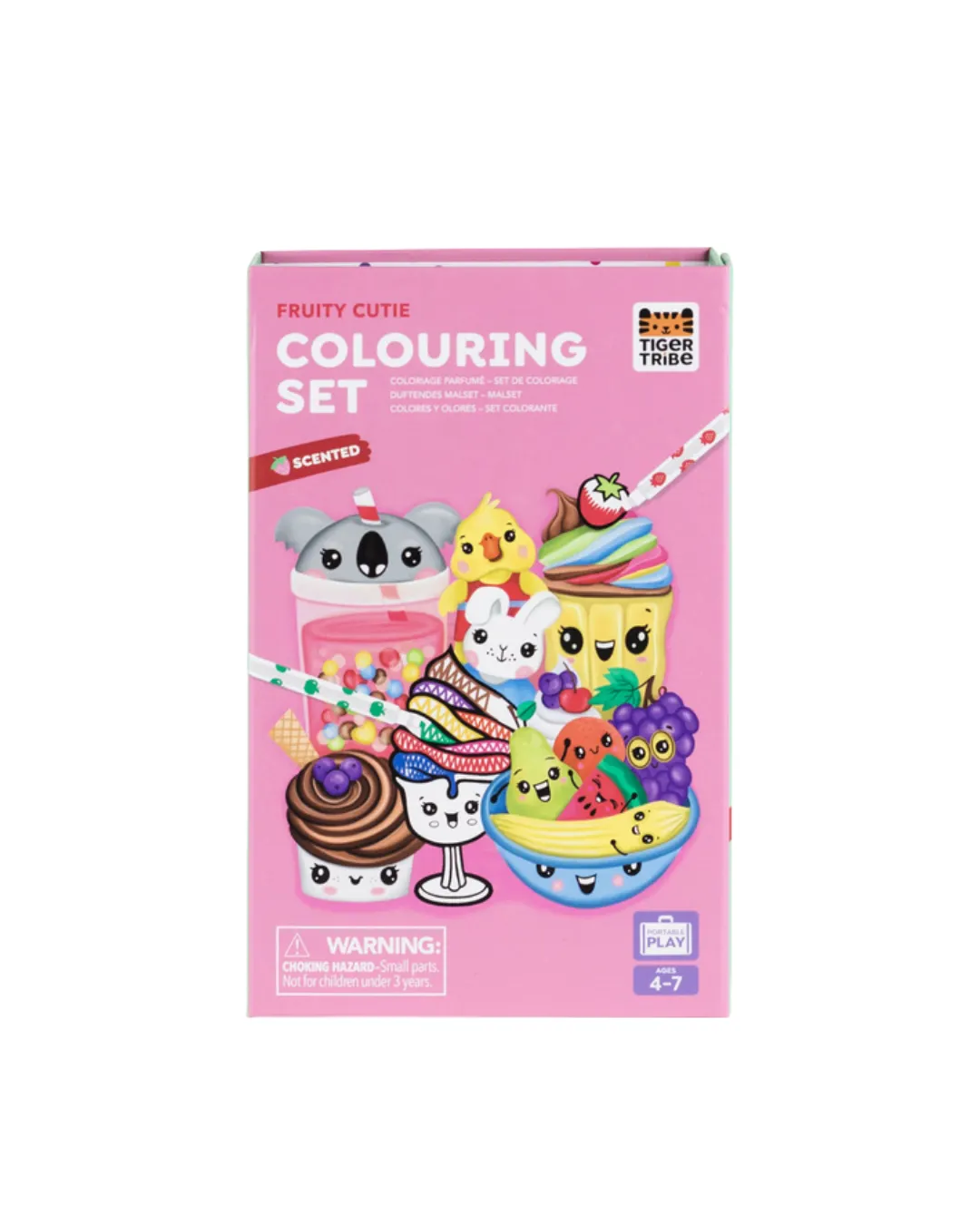 Tiger Tribe - zestaw pachnących kolorowanek Owocki Tiger Tribe - zestaw pachnących kolorowanek Owocki