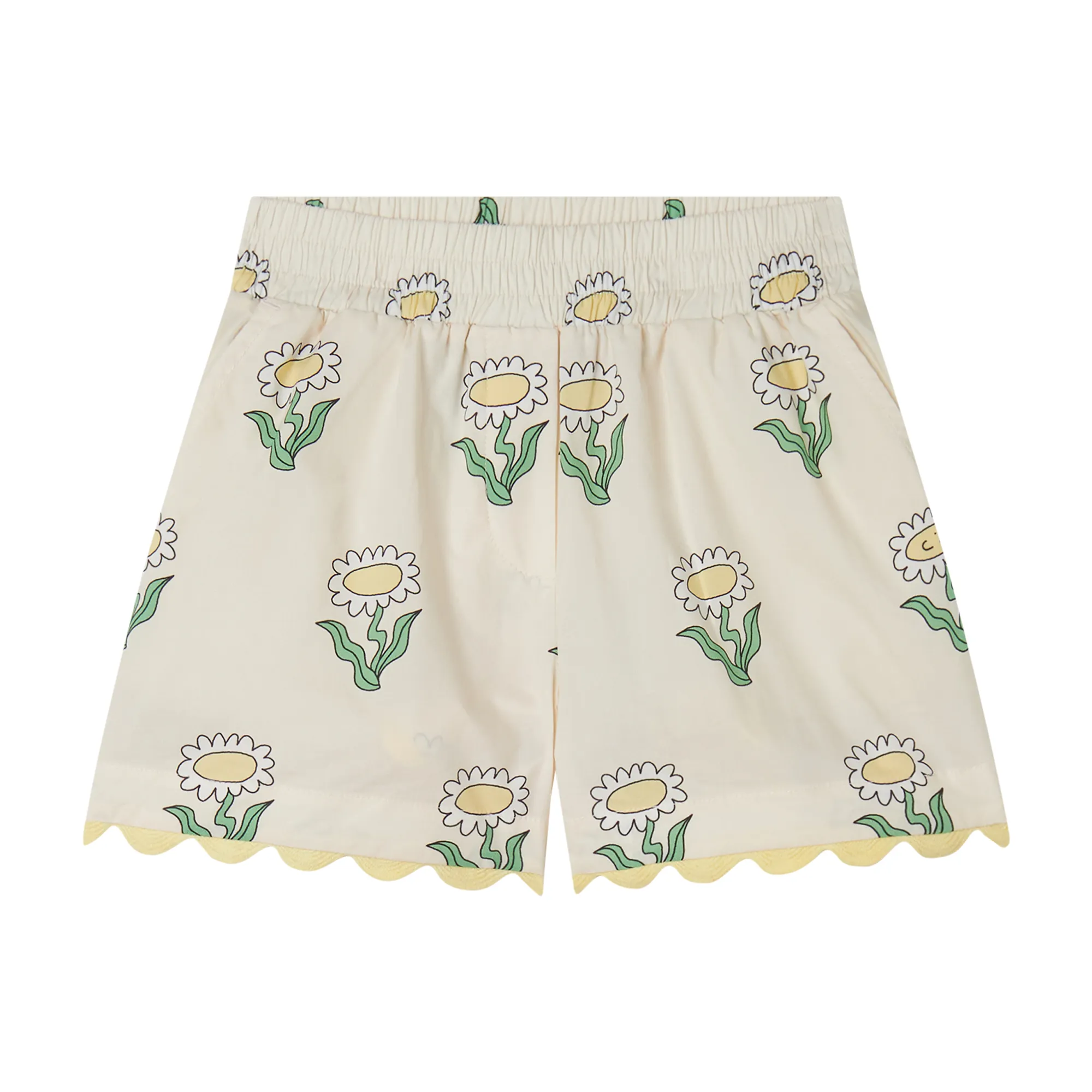 Stella McCartney - szorty dziewczęce Daisies Elasticated Scalloped Trim Shorts Stella McCartney - szorty dziewczęce Daisies Elasticated Scalloped Trim Shorts