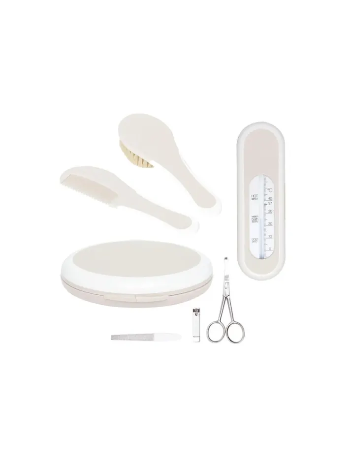 bébé-jou - zestaw prezentowy do pielęgnacji niemowląt Light Oat bébé-jou - zestaw prezentowy do pielęgnacji niemowląt Light Oat