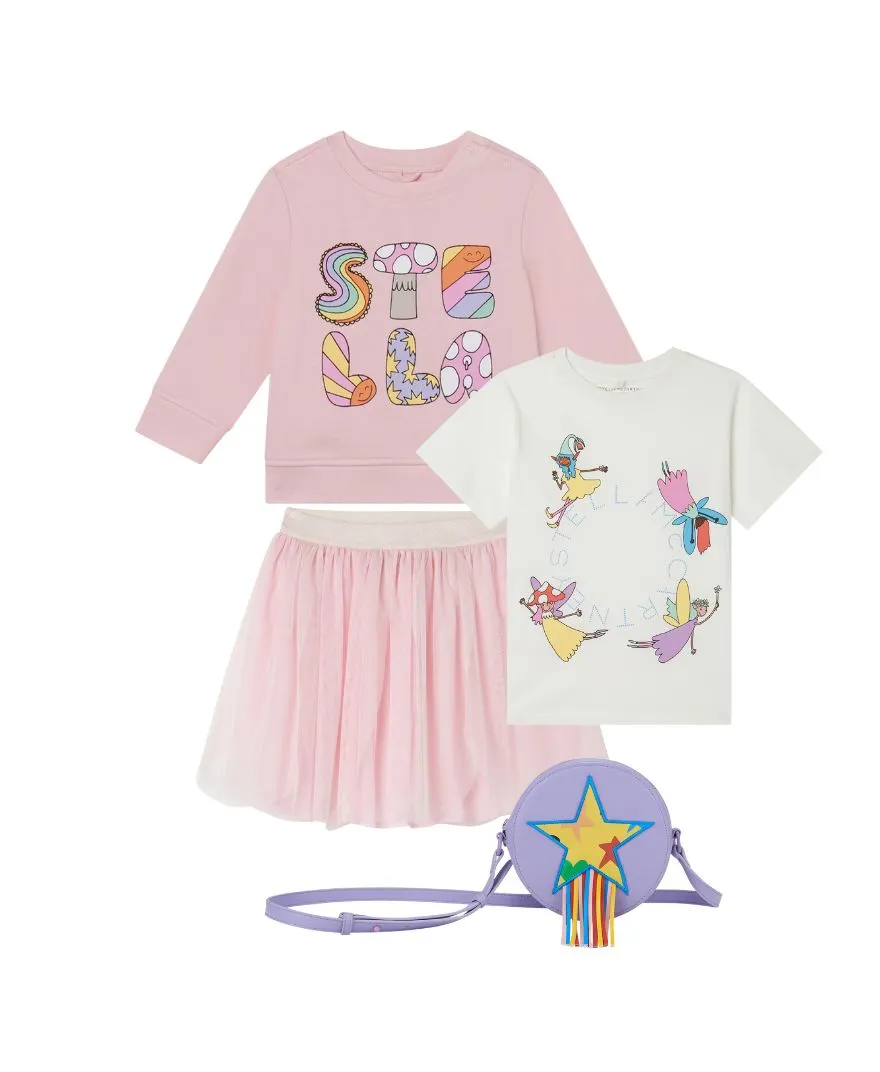 Stella McCartney - Różowa stylizacja małej księżniczki