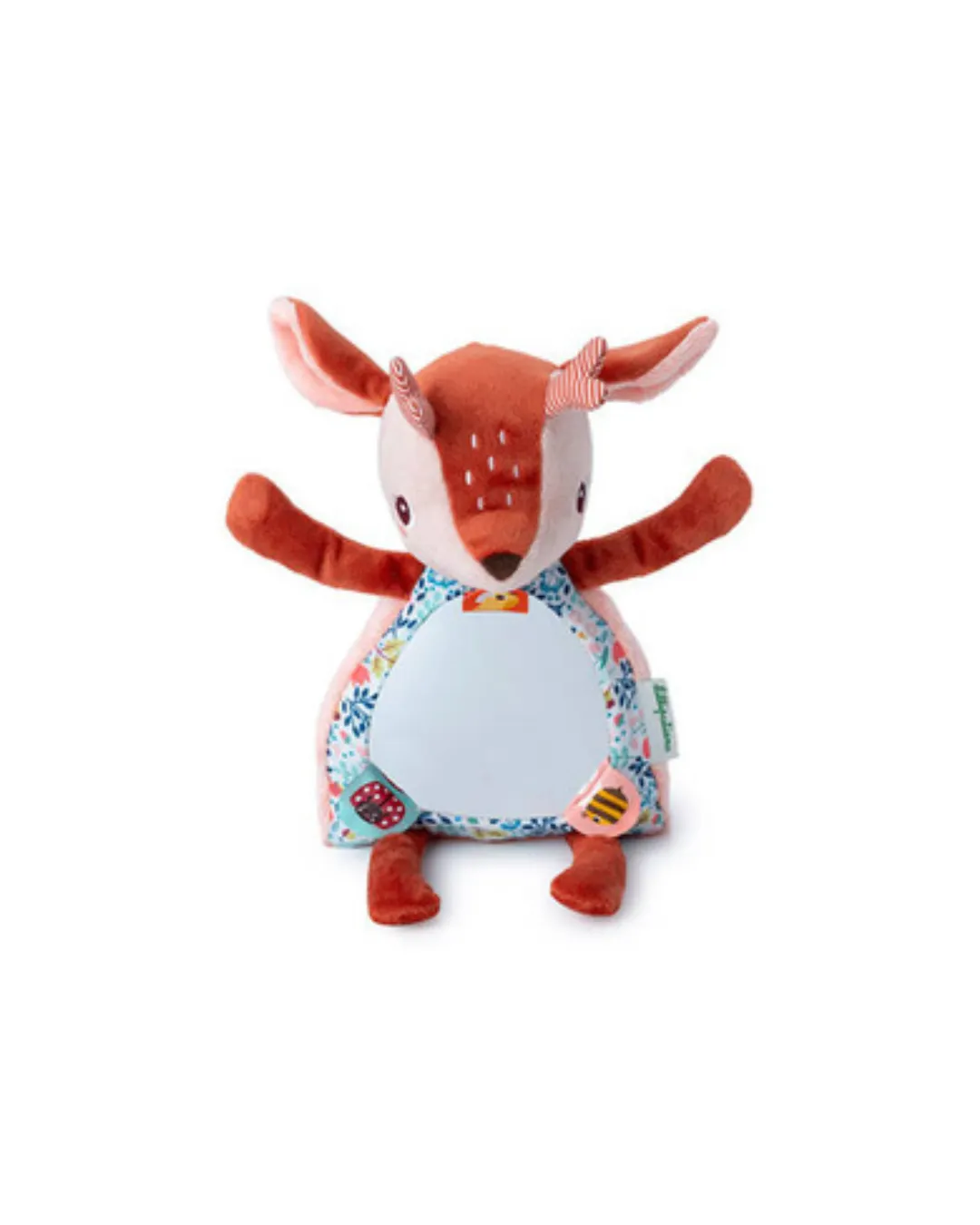 Lilliputiens - przytulanka aktywizująca z lusterkiem "A kuku" Sarenka Stella 6 m+