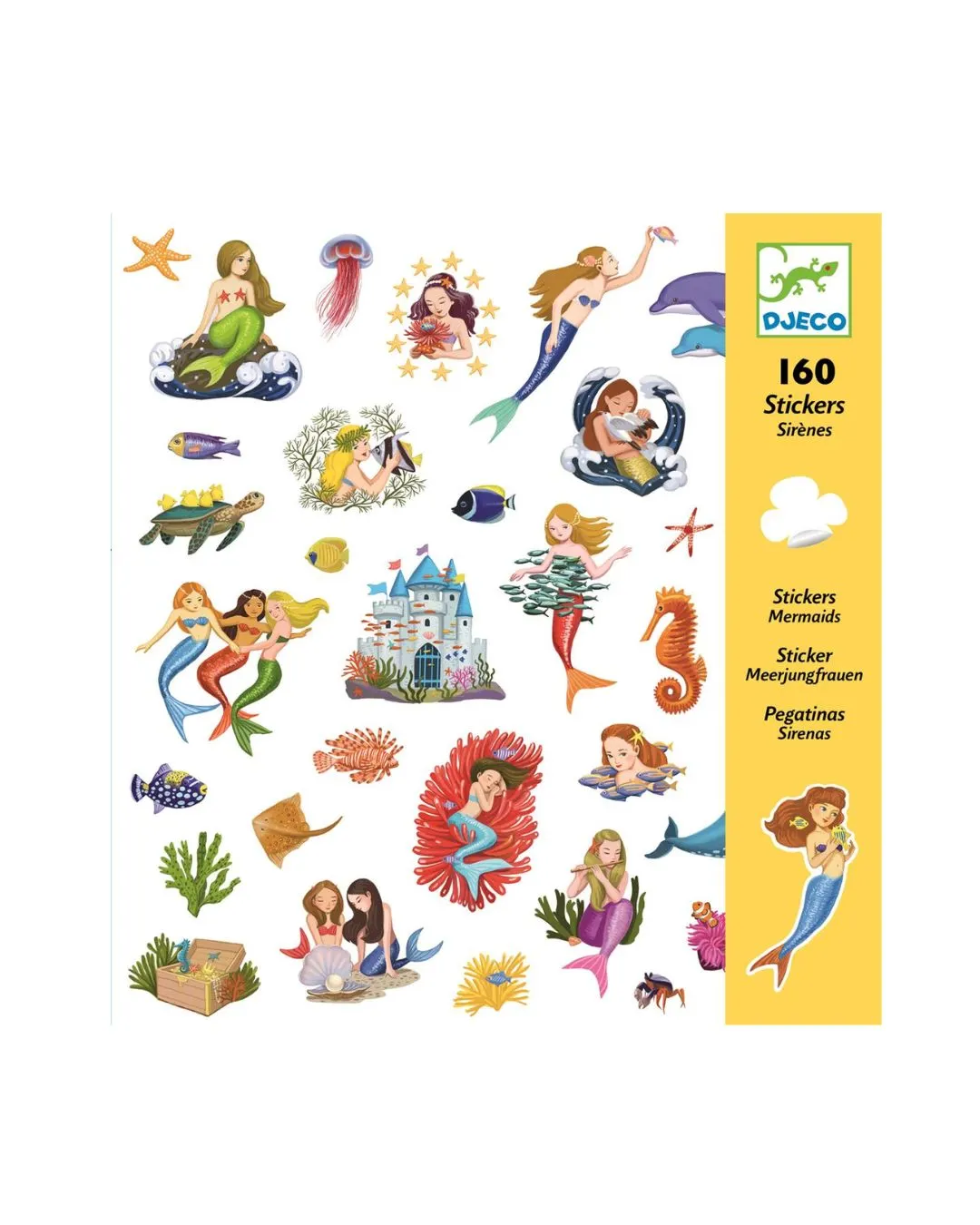 Djeco - naklejki syrenki Djeco - naklejki syrenki