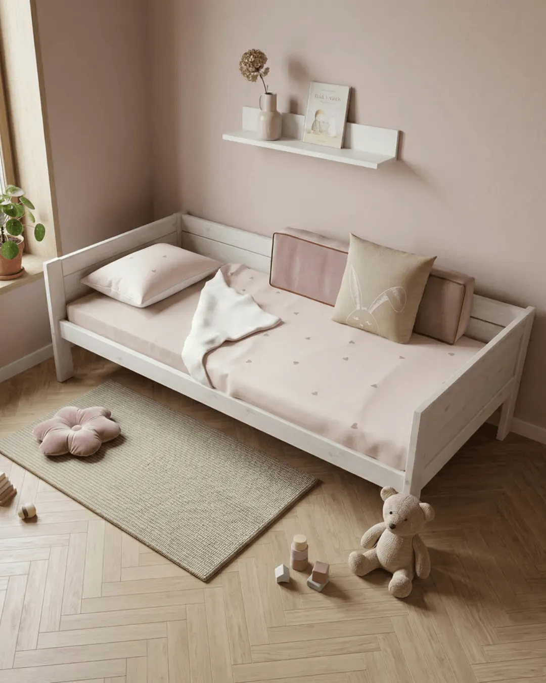 LIFETIME Kidsrooms - łóżko dziecięce Original 90x200 cm Whitewash Standard LIFETIME Kidsrooms - łóżko dziecięce Original 90x200 cm Whitewash Standard