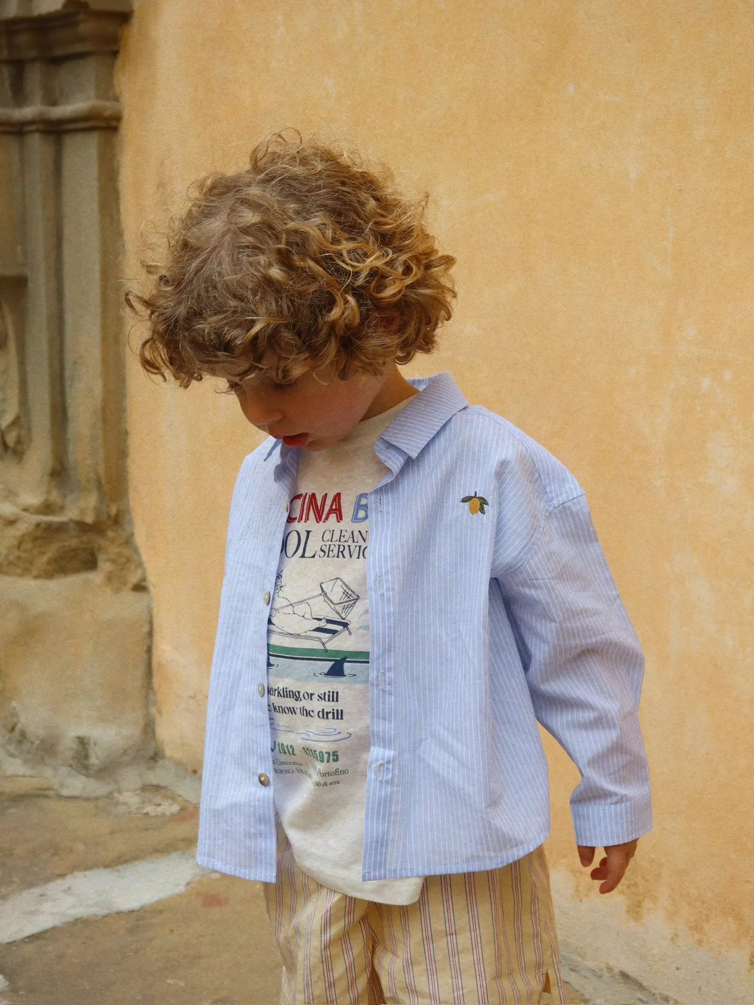 Konges Sløjd - koszulka Era Tee OCS Off White/Piscina