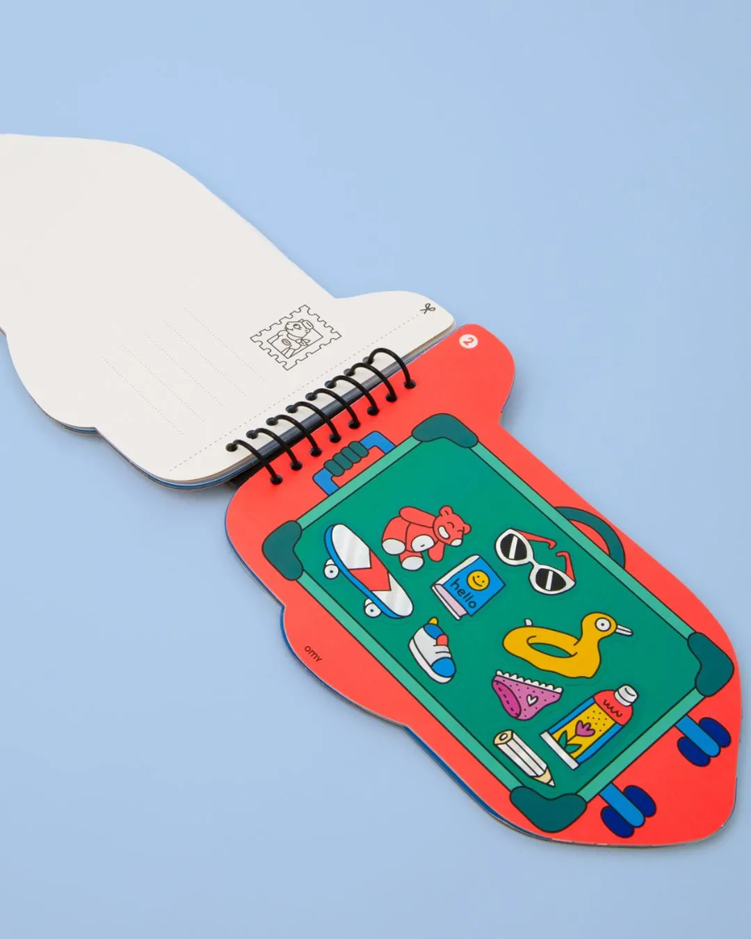 Omy - zeszyt kreatywny z naklejkami Vroom