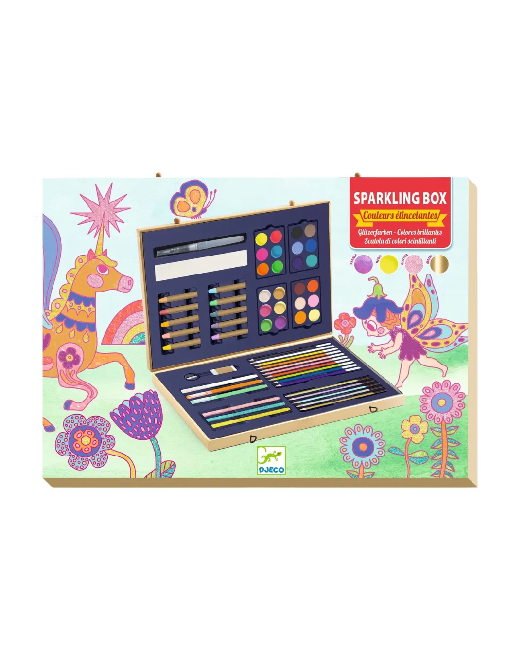 Djeco - duży zestaw artystyczny dla dziecka w walizce