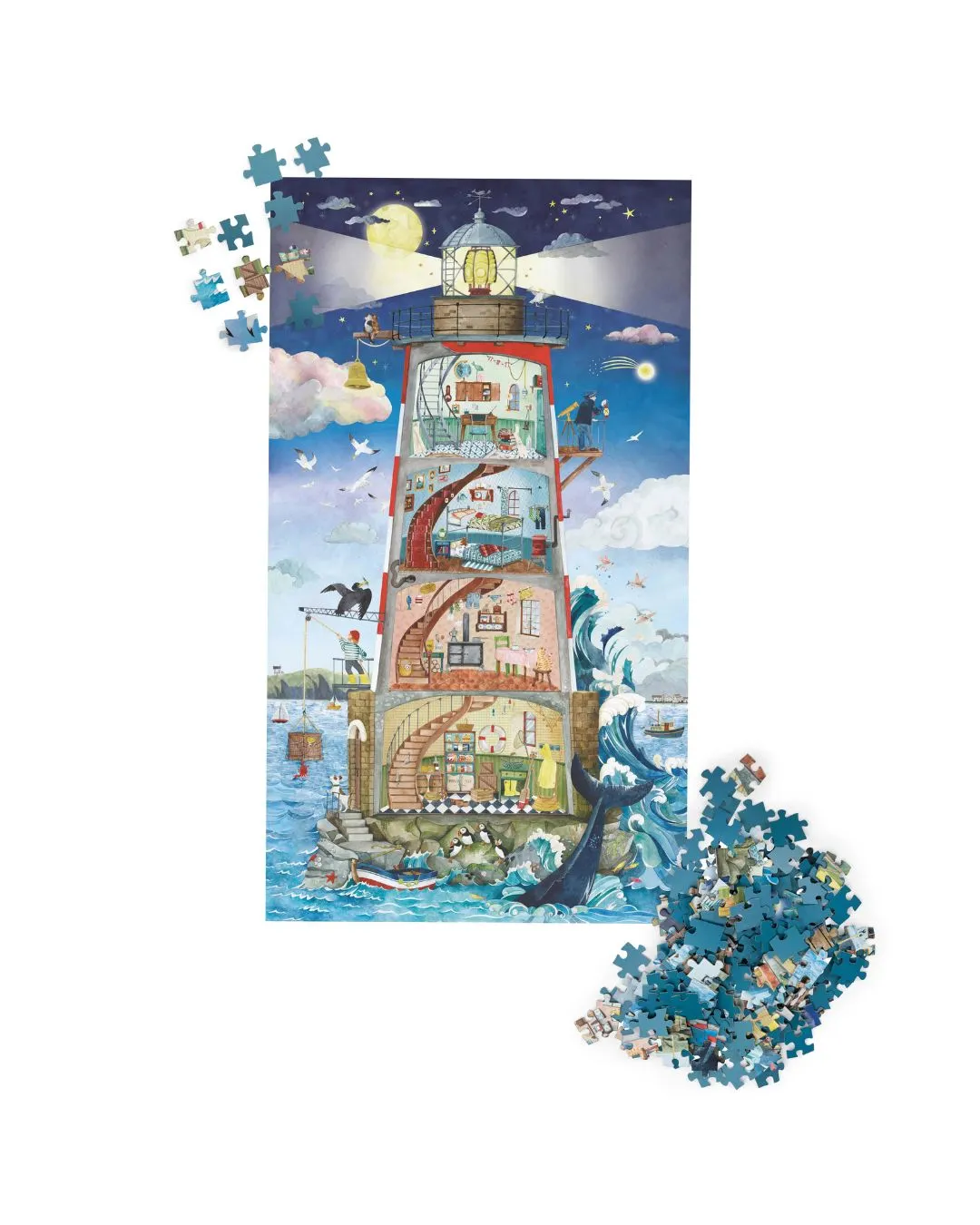 Moulin Roty - puzzle 500 elementów Latarnia Morska