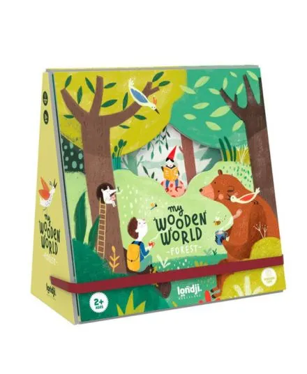 Londji - drewniana układanka z figurkami Mój Drewniany Leśny Świat Londji - drewniana układanka z figurkami Mój Drewniany Leśny Świat