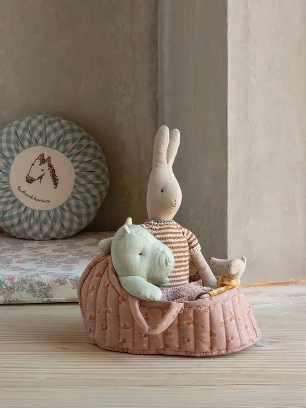 Maileg - gondola duża różowa