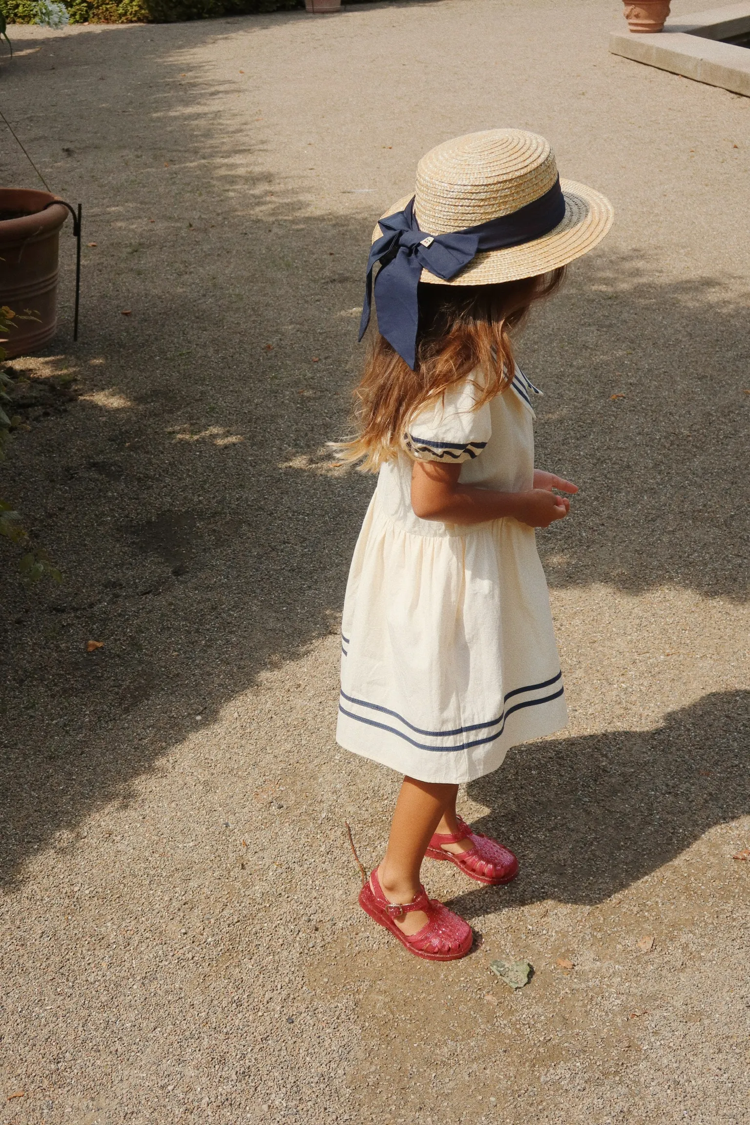 Konges Sløjd - kapelusz słomkowy dla dziewczynki Allie Sailor Hat