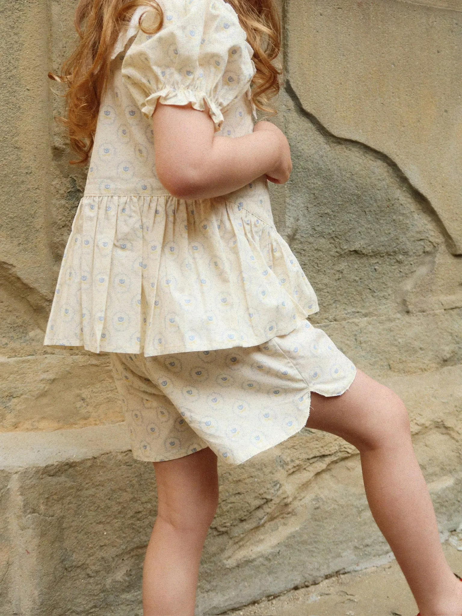 Konges Sløjd - szorty Coeur GOTS Ciel Mirage