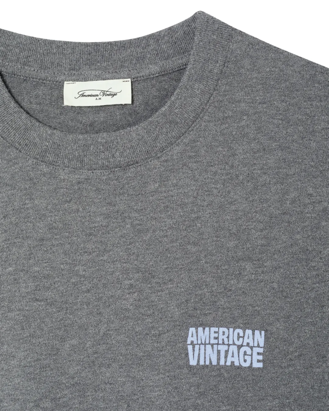 American Vintage - damski T-shirt Ykobow Granite Chine American Vintage - damski T-shirt Ykobow Granite Chine