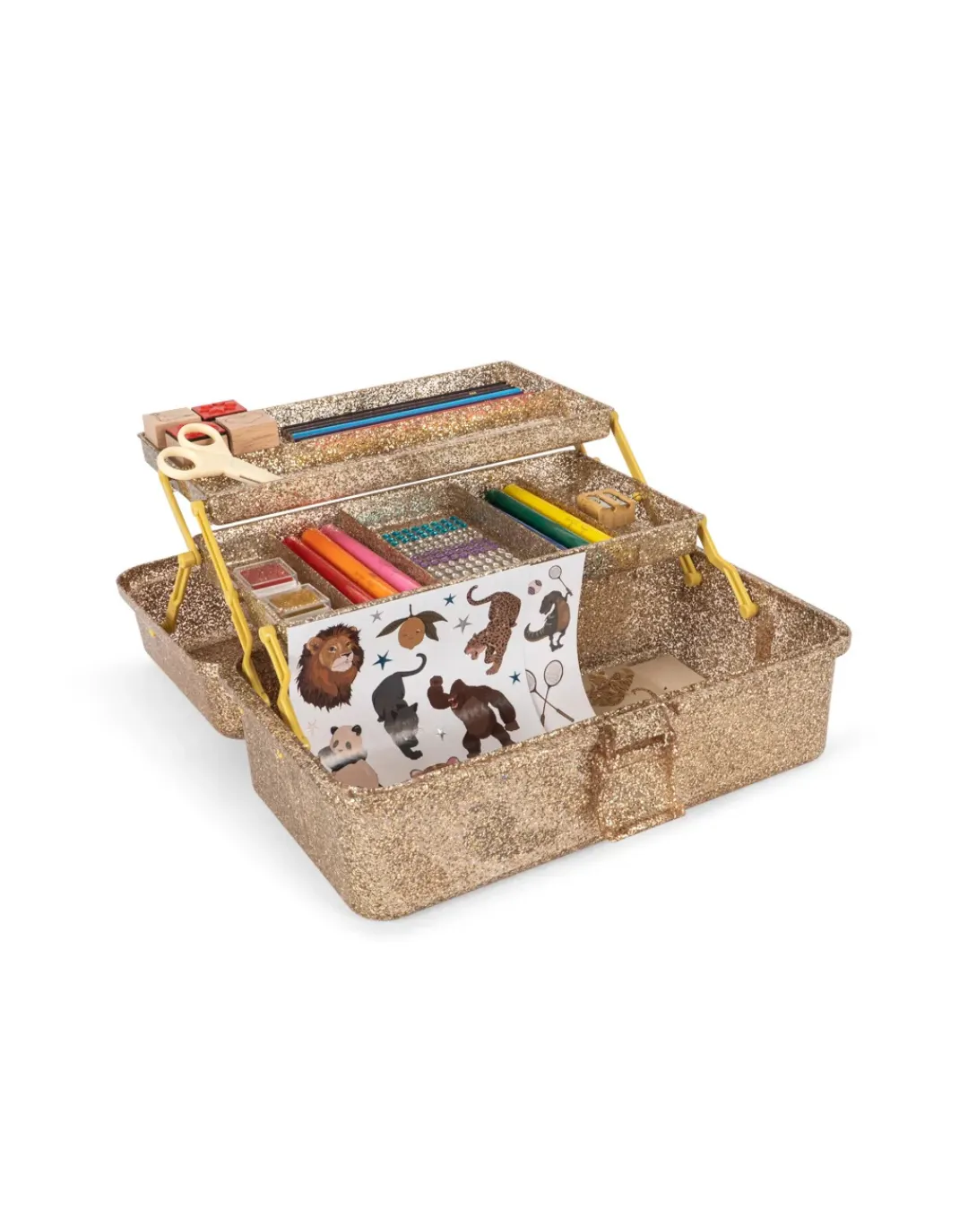 Konges Sløjd - kreatywny zestaw plastyczny w kuferku Creative Art Caddy Tiger Konges Sløjd - kreatywny zestaw plastyczny w kuferku Creative Art Caddy Tiger
