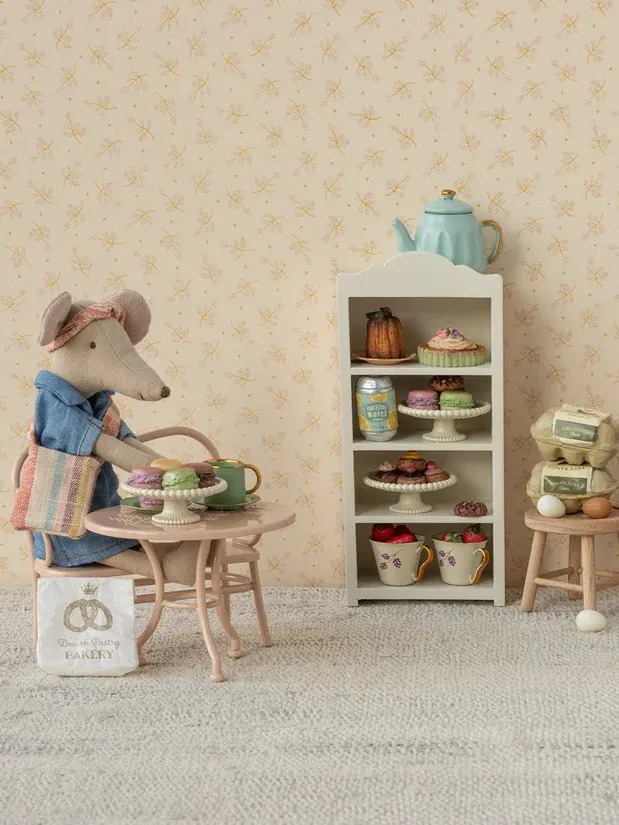 Maileg - duży zestaw kawowy dla myszek Jasnoróżowy