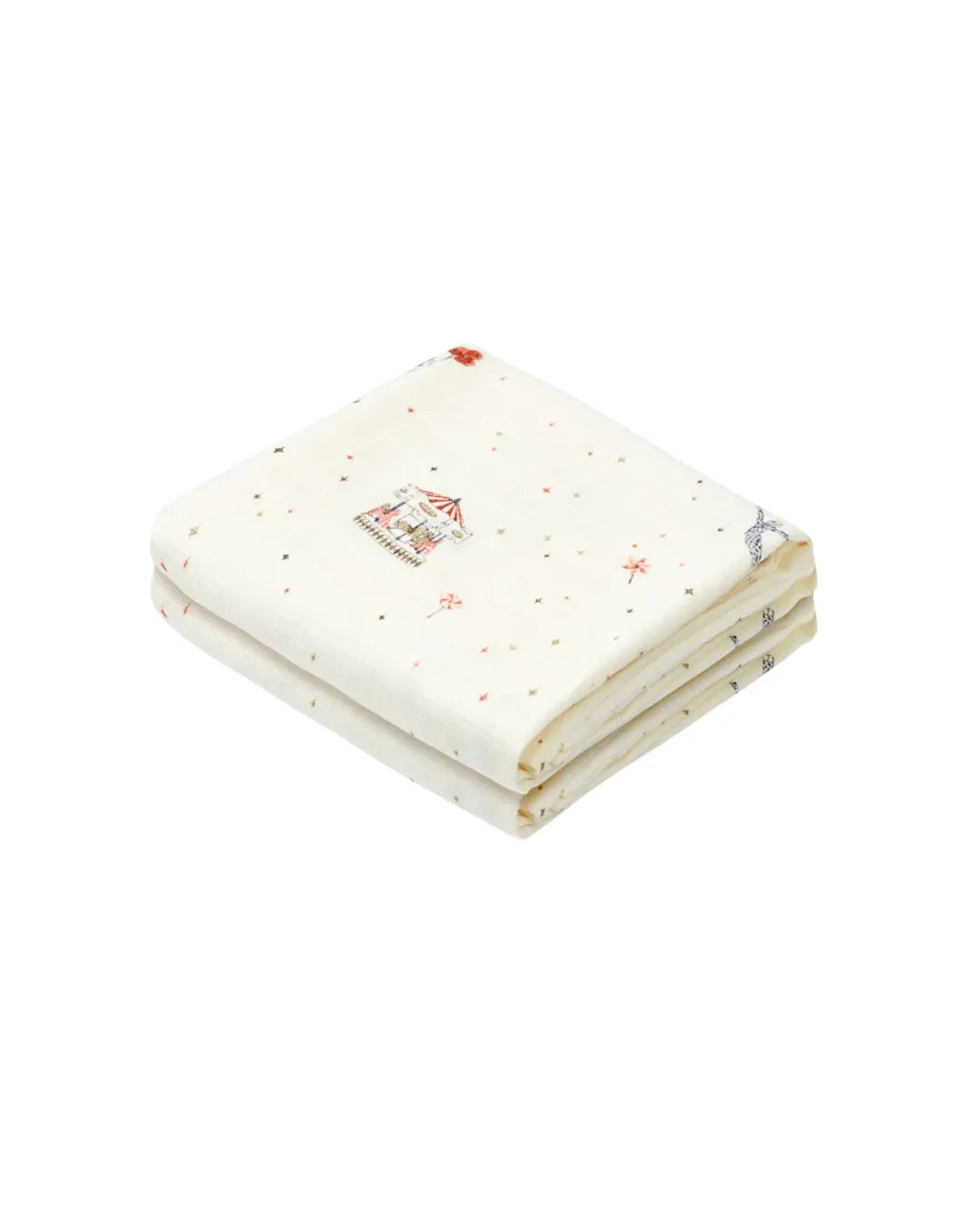 Cam Cam Copenhagen - komplet otulaczy pieluszek muślinowych z bawełny organicznej 2-szt. Carousel Cam Cam Copenhagen - komplet otulaczy pieluszek muślinowych z bawełny organicznej 2-szt. Carousel