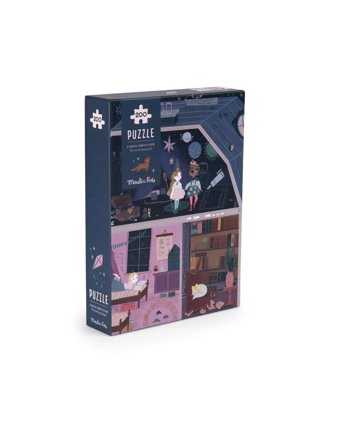 Moulin Roty - puzzle obserwacyjne 200 elementów Paryska Kamienica