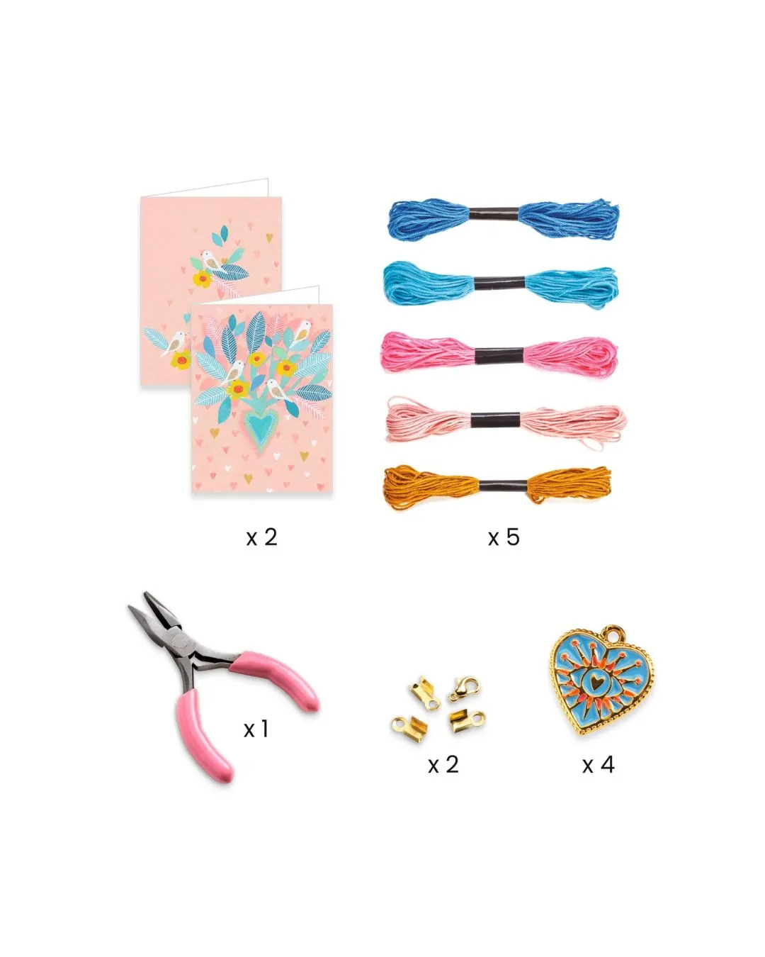 Zestaw do tworzenia bransoletki przyjaźni Djeco Amulety