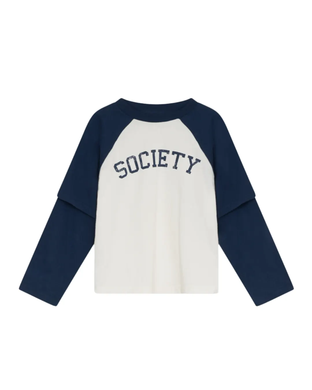 The New Society - bawełniany t-shirt z długim rękawem Delia Black Iris The New Society - bawełniany t-shirt z długim rękawem Delia Black Iris