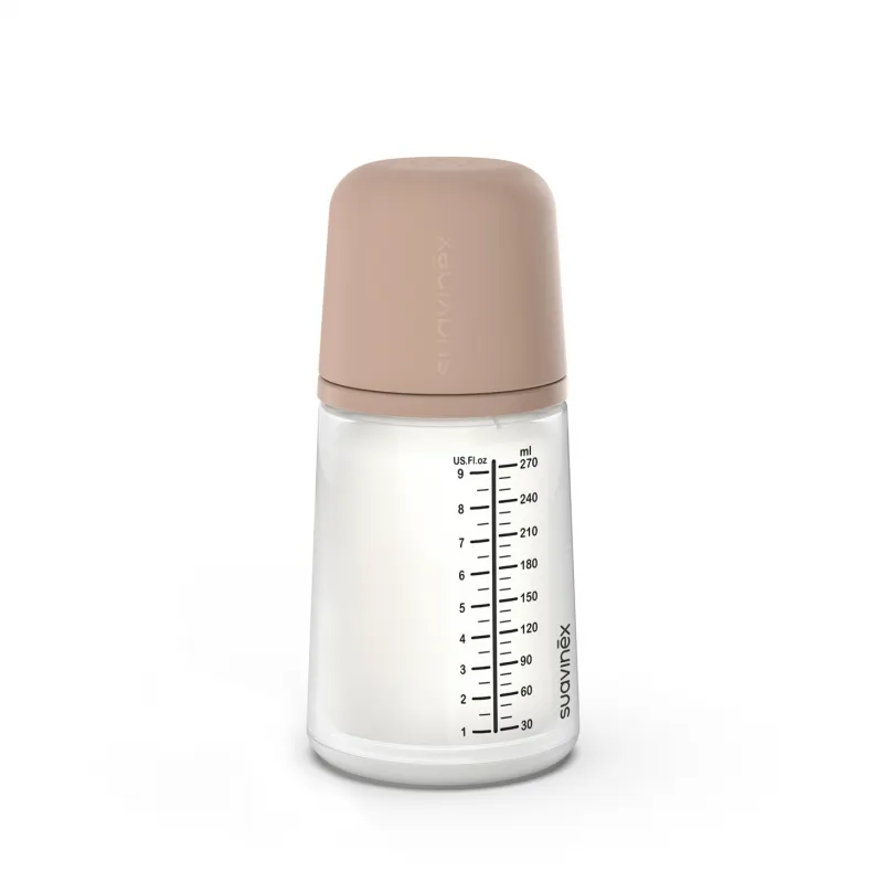 Suavinex - butelka o średnim przepływie z silikonowym smoczkiem Zero Zero 270 ml Medium
