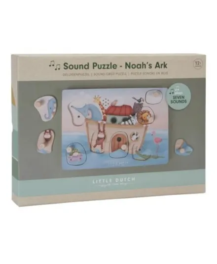 Little Dutch - puzzle dźwiękowe dla dzieci Arka Noego Little Dutch - puzzle dźwiękowe dla dzieci Arka Noego