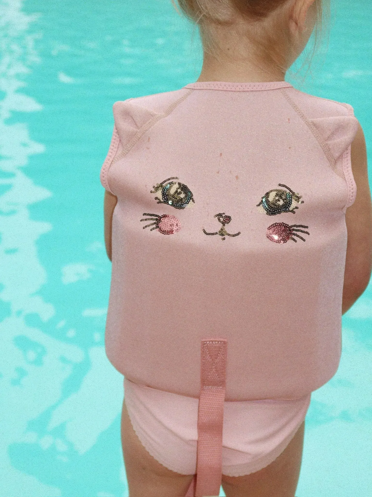 Konges Sløjd - kamizelka do pływania Kitty Powder Pink