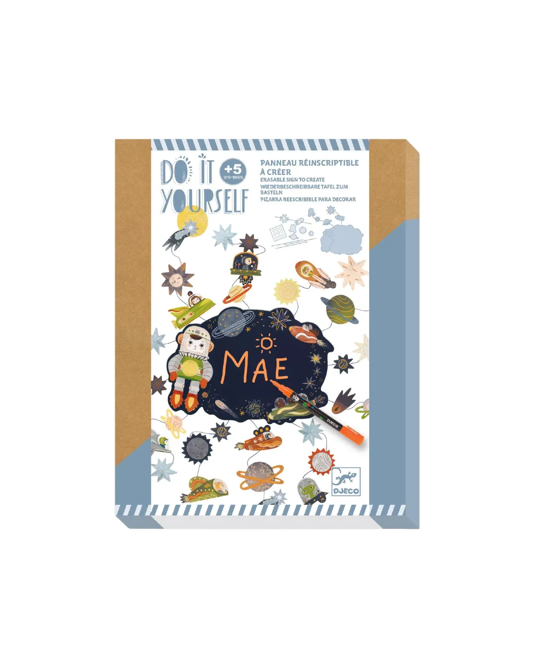 Djeco - zestaw zrób to sam - Tablica do pisania Kosmos 