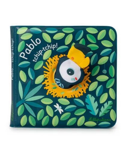 Lilliputiens - magiczna książeczka do kąpieli z zabawką-gąbką Tukan Pablo Lilliputiens - magiczna książeczka do kąpieli z zabawką-gąbką Tukan Pablo