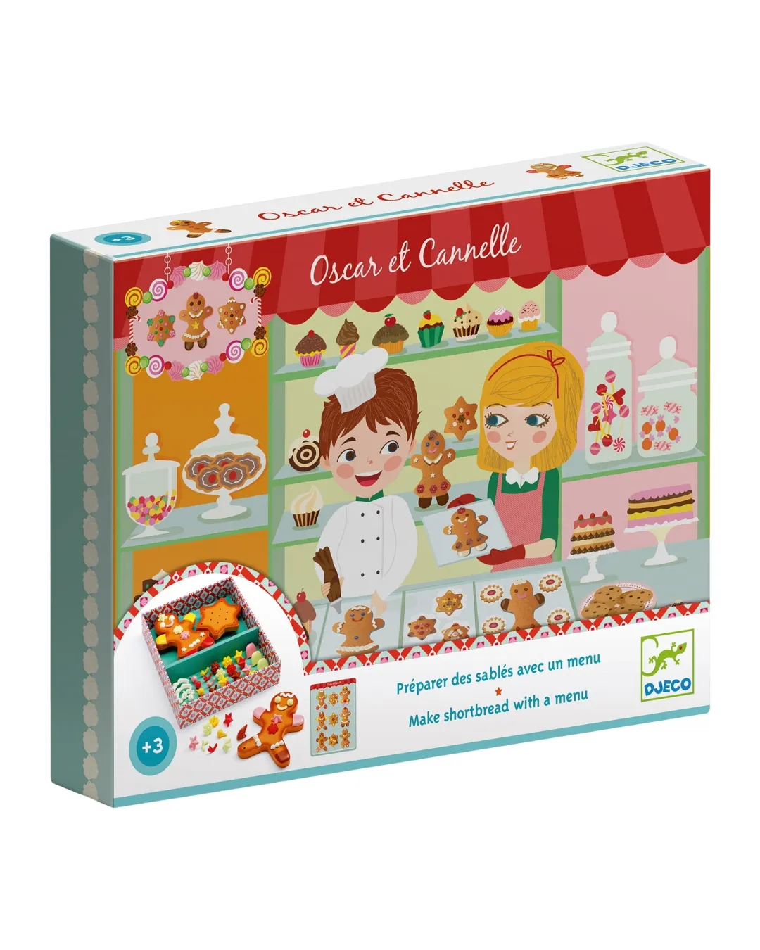 Djeco - dekorowanie ciasteczek Oscar i Cynamonki