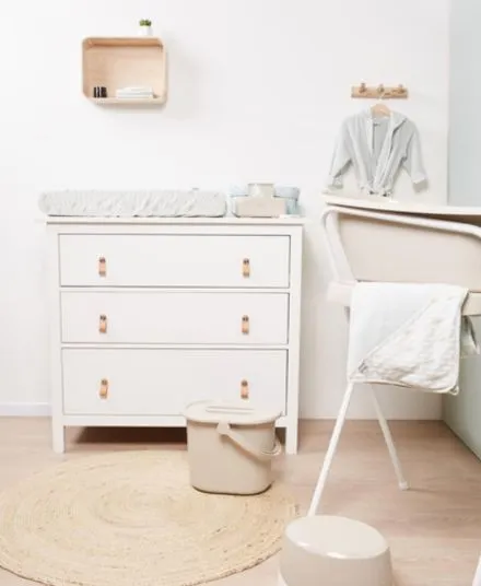 Bébé-jou - wanienka z termometrem Thermo Taupe Bébé-jou - wanienka z termometrem Thermo Taupe