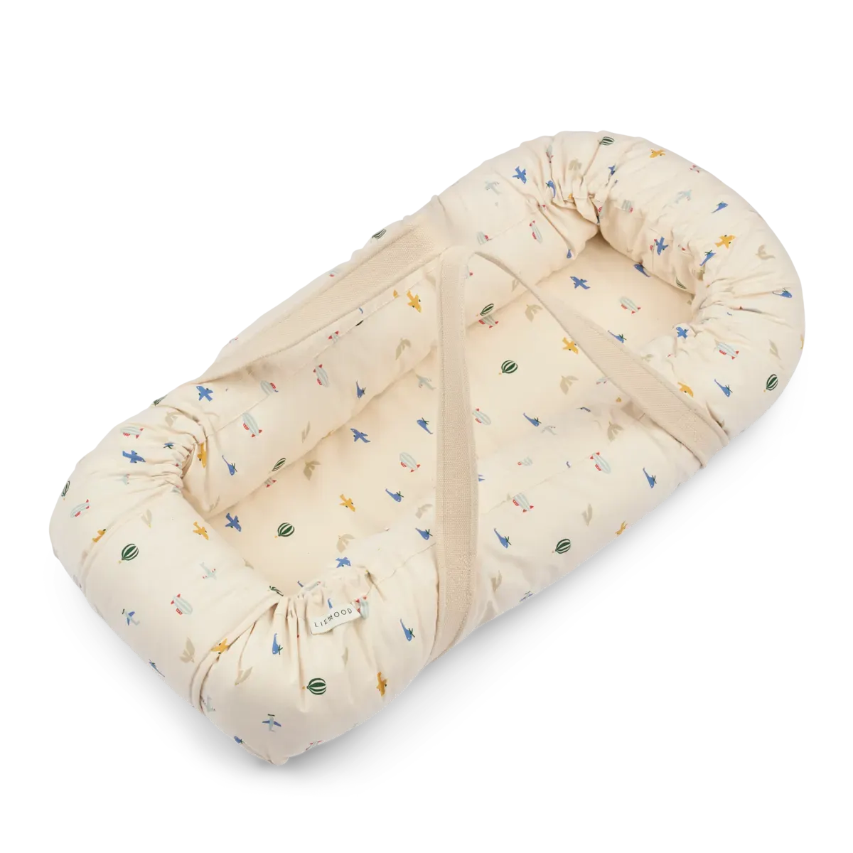 Liewood - kokon niemowlęcy gniazdko Gro Printed Babylift aviator ecru Liewood - kokon niemowlęcy gniazdko Gro Printed Babylift aviator ecru