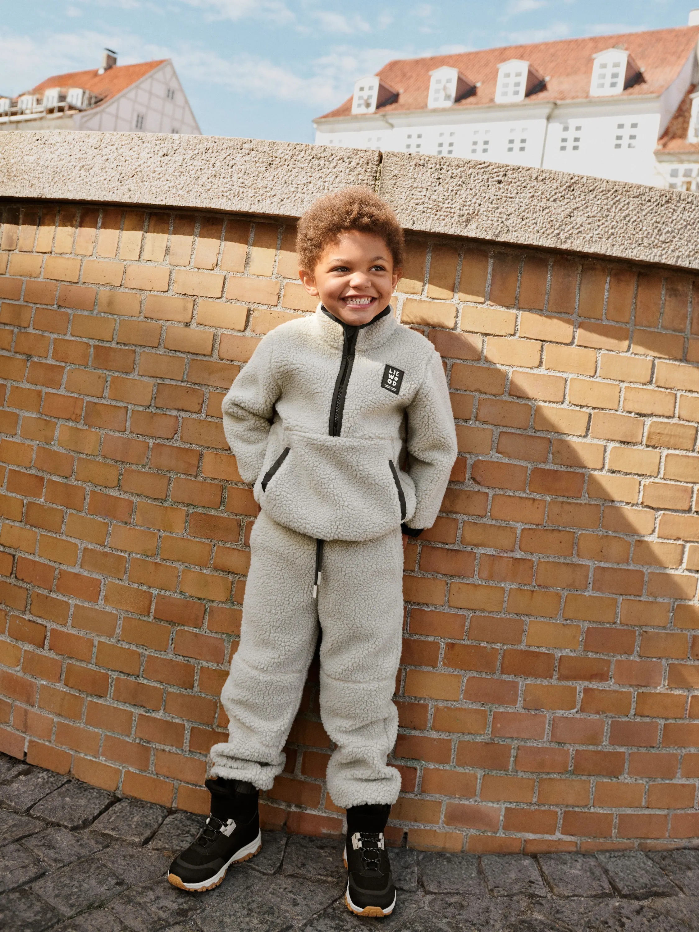 Kurtka polarowa anorak Liewood Balou Mist Kurtka polarowa anorak Liewood Balou Mist