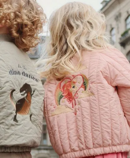 Konges Sløjd - kurtka bomberka dla dziecka Juno Bomber Jacket Mellow Rose