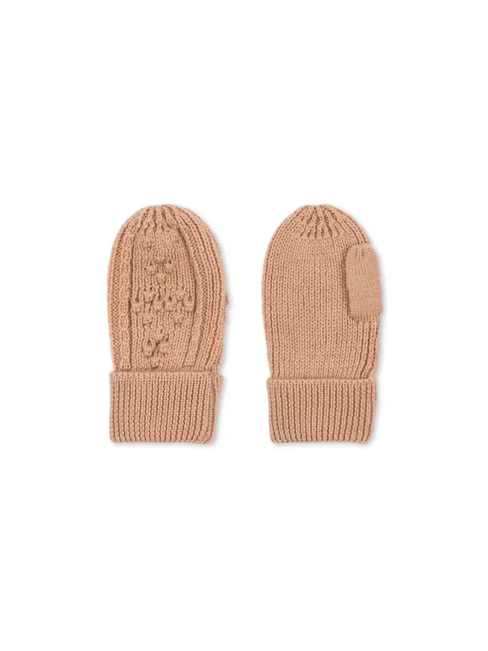 Konges Sløjd - wełniane rękawiczki z jednym palcem Cabby Mittens Maple Sugar