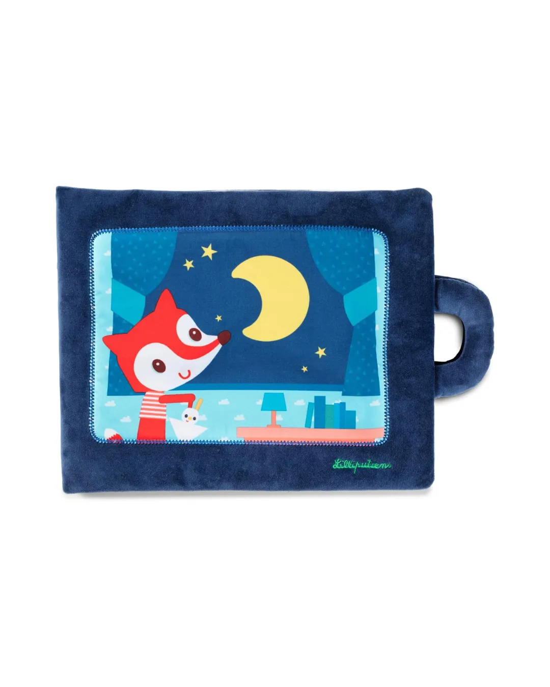 Lilliputiens - miękka książeczka aktywizująca z mini-przytulanką „Dobranoc, mały lisku” Lilliputiens - miękka książeczka aktywizująca z mini-przytulanką „Dobranoc, mały lisku”