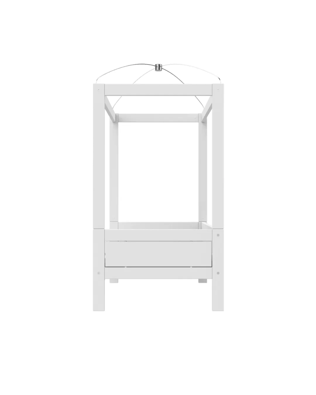 LIFETIME Kidsrooms - łóżko z baldachimem typu Four Poster White Standard LIFETIME Kidsrooms - łóżko z baldachimem typu Four Poster White Standard