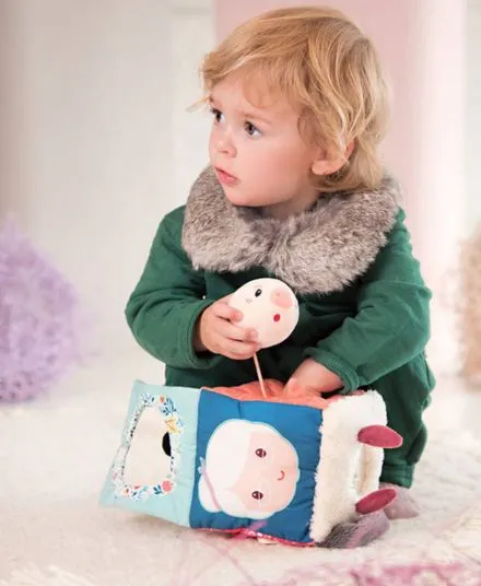 Lilliputiens - kostka wielofunkcyjna Wilk Louis Lilliputiens - kostka wielofunkcyjna Wilk Louis