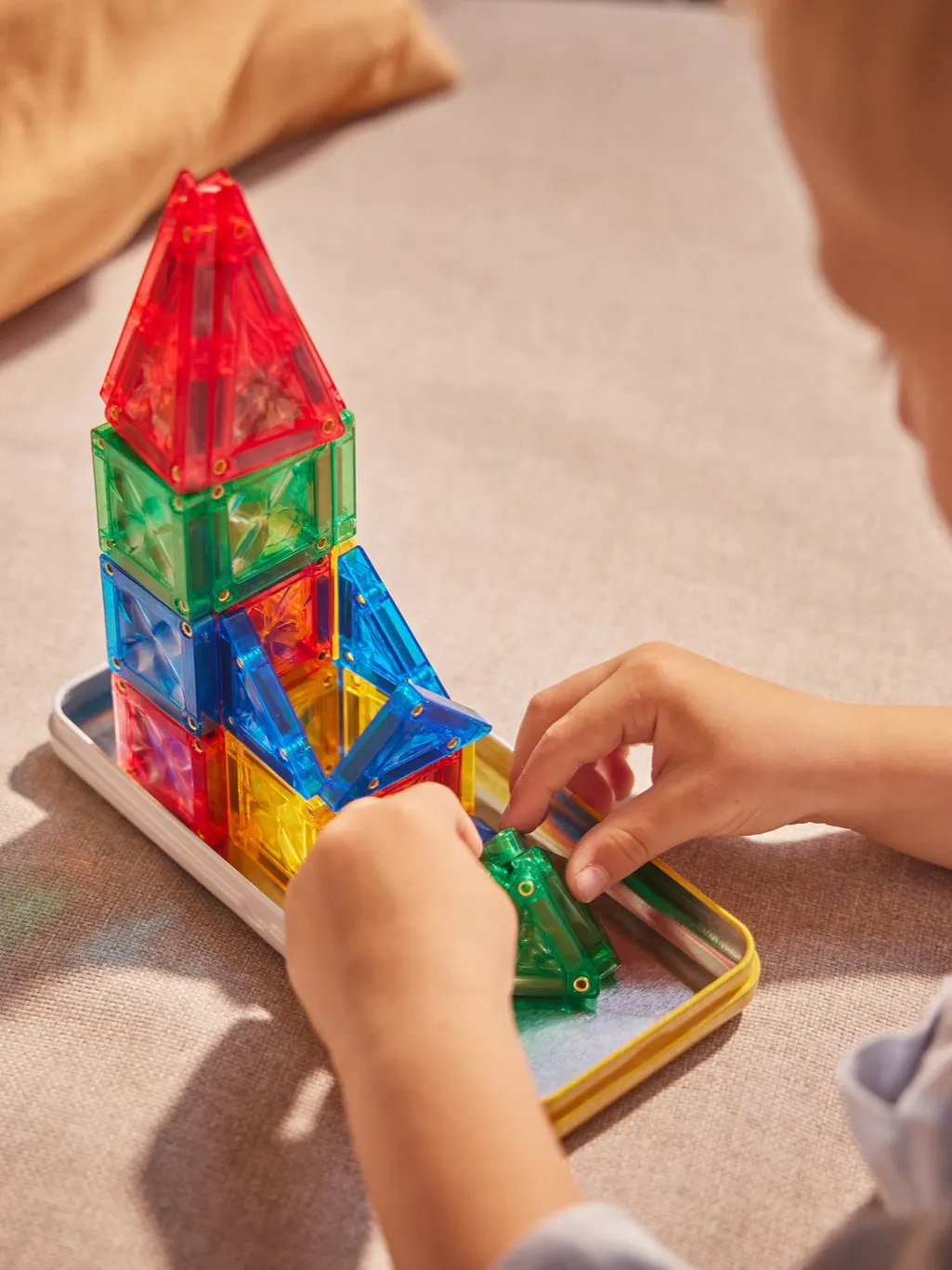 Cleverclixx - zestaw 28 intensywnych kafelków magnetycznych Pastel