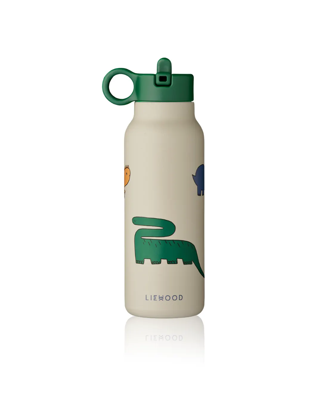 Liewood - butelka termiczna dla dzieci 350 ml Falk Water Bottle Dinosaurs Mist