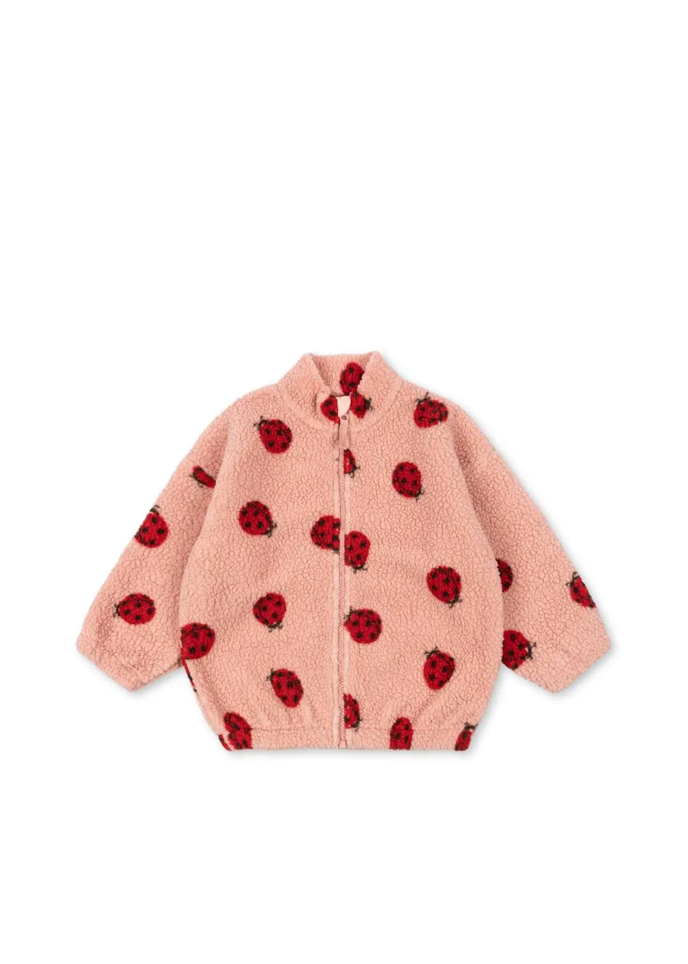 Konges Sløjd - kurtka dziecięca Jody Teddy Jacket GRS Ladybug Pink