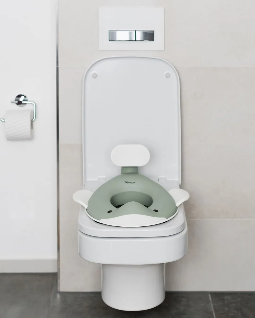 Kindsgut - deska nakładka sedesowa Wieloryb pistacjowa