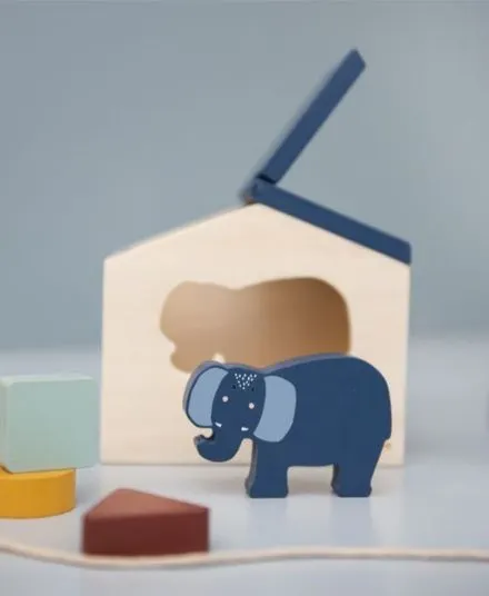 Trixie - drewniany domek sorter Słoń Trixie - drewniany domek sorter Słoń