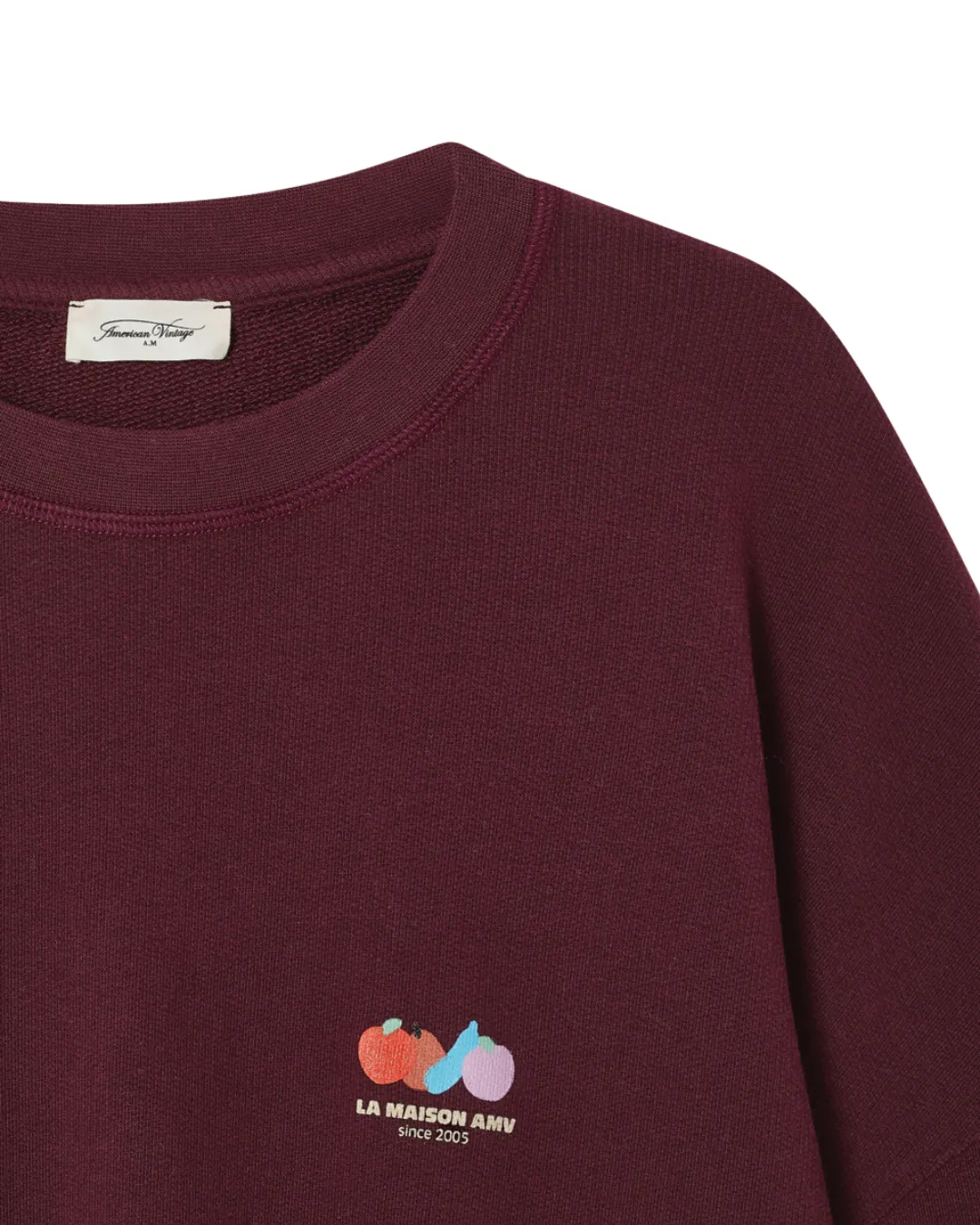 American Vintage - damska bluza Atubay Lie De Vin American Vintage - damska bluza Atubay Lie De Vin