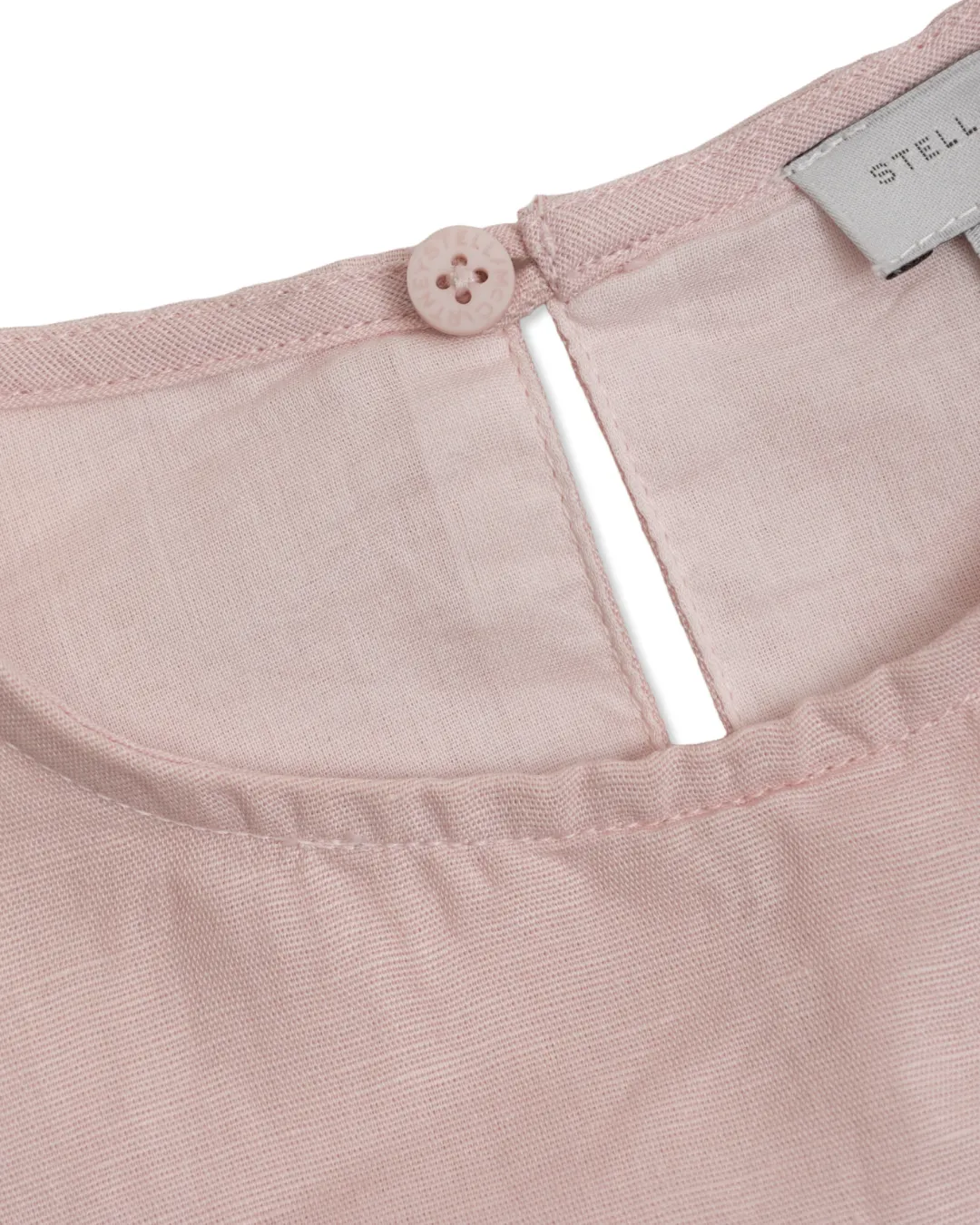 Stella McCartney - różowy t-shirt z kieszonkami Stella McCartney - różowy t-shirt z kieszonkami