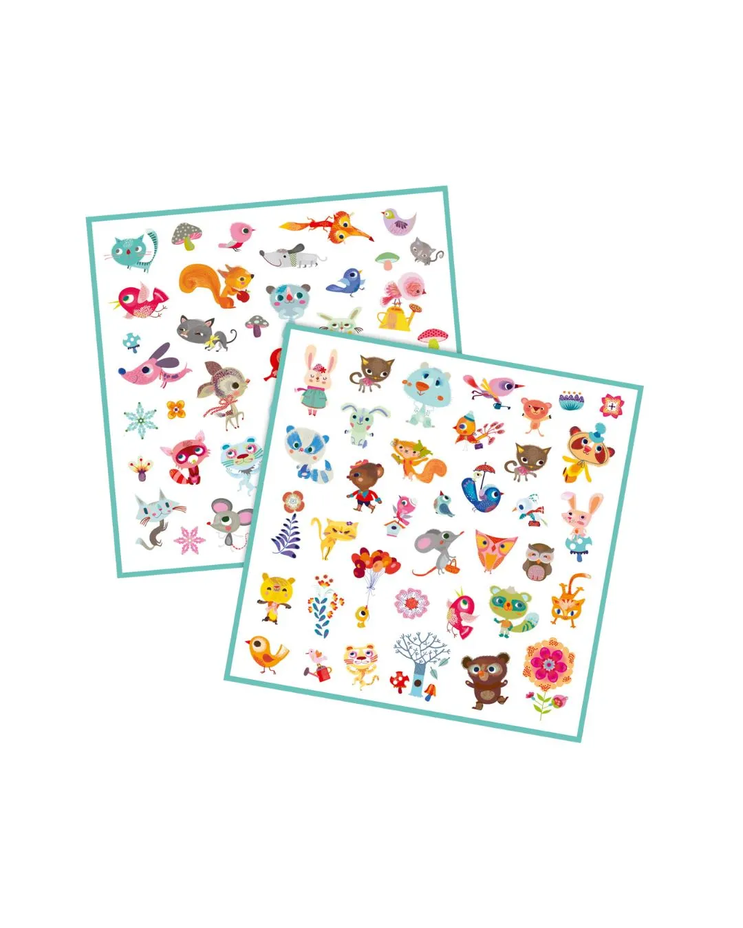 Zestaw naklejek 160 szt Djeco Mali przyjaciele Zestaw naklejek 160 szt Djeco Mali przyjaciele